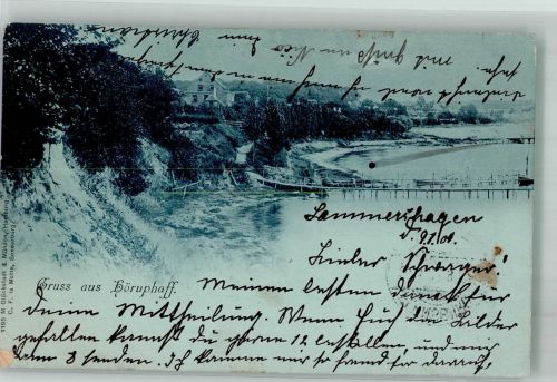 Sonderburg Sonderborg 1901 Foto AK Höruphaff Høruphav