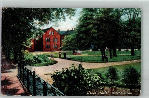 25746 W2240 Heide , Holst 1915 Foto AK Mädchenschuke