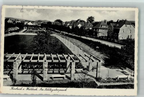 34497 W3540 Korbach 1938 Foto AK WK II Am Schlageterpark