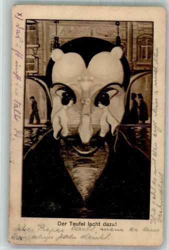 Der Teufel lacht dazu Art Deco Erotik Metamorphose 1919