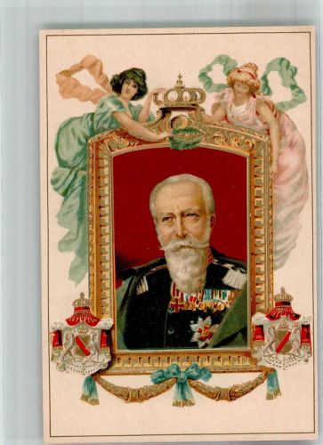 Wappen Passepartout Herzog Friedrich Adel Baden Prägedruck