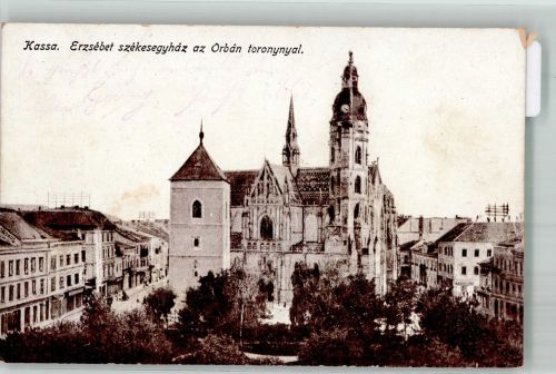 Kassa Kaschau / Kosice Foto AK Kirche