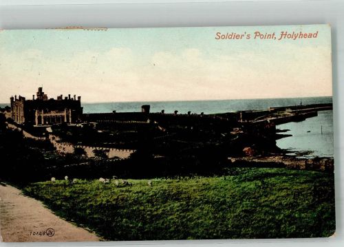 Holyhead 1910 Foto AK Soldier´s Point Holyhead
