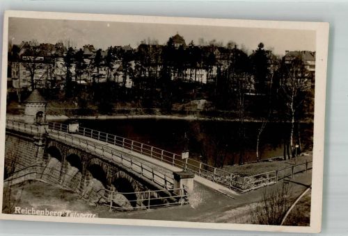 Liberec Reichenberg i. Böhmen Foto AK Talsperre
