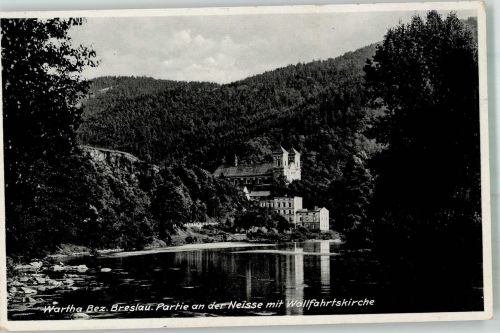 Wartha Bardo 1934 Foto AK Wallfahrts- Kirche