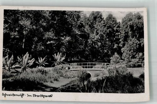 Schneidemühl Pila 1940 Foto AK Stadtpark
