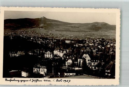 Liberec Reichenberg i. Böhmen 1937 Foto AK Blick zum Jeschken