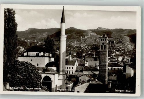 Sarajevo Sarajewo 1930 Foto AK Begova Moschee