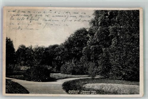 Bijeljina 1940 Foto AK Gradski Park