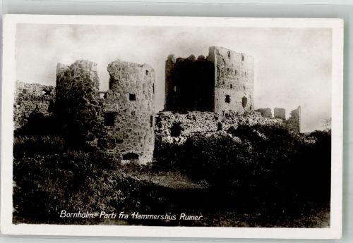 Bornholm 1931 Foto AK Burg