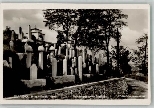 Sarajevo Sarajewo Foto AK Mohamedanischer Friedhof