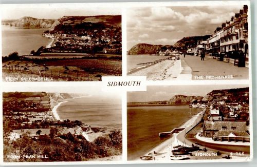 Sidmouth Foto AK Promenade
