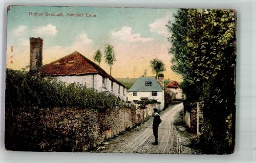 Exeter 1914 Foto AK Higher Brixham Summer Lane