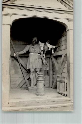 Riga Foto AK Denkmal Ort handschriftlich