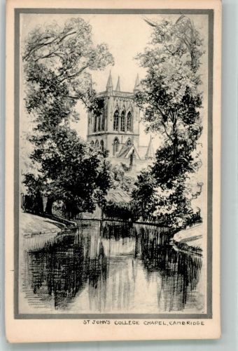 Cambridge 1931 Foto AK Kirche St, Johns