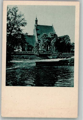 Bromberg Bydgoszcz Foto AK Kath. Pfarr- Kirche