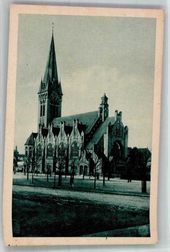 Bromberg Bydgoszcz 1943 Foto AK Ev. Pfarr- Kirche