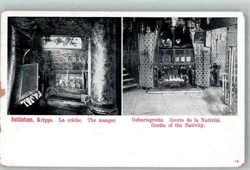 Bethlehem Foto AK Geburtsgrotte
