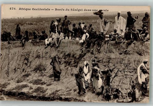 Dakar Foto AK Tracht Bord´s du Senegal