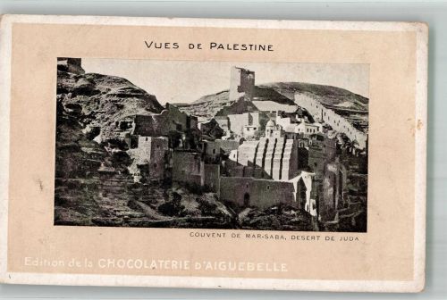 Bethlehem Foto AK Couvent de Mar-Saba griechisch-orthodoxes Kloster Wüste Juda