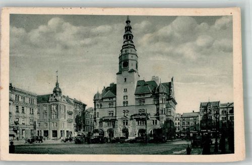Opava Troppau Foto AK Auto Oberring Schmetterhaus