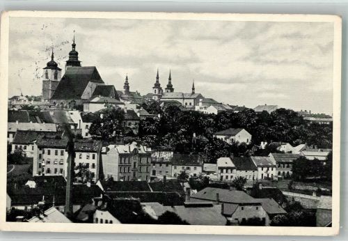 Jihlava Iglau 1937 Foto AK Kirche