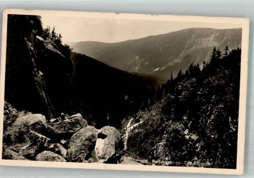 Spindleruv Mlyn Spindelmühle 1942 Foto AK Feldpost WK II Riesengebirge Elbgrund