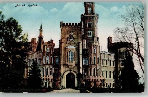 Hluboka Frauenberg Foto AK Schloss