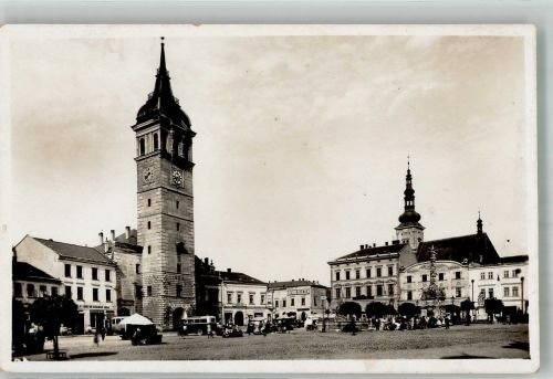 Vyskov Wischau Foto AK Omnibus Masarykovo namesti