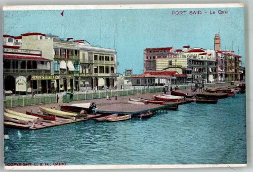 Port Said Foto AK Le Quai