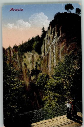 Vilemovice Wilhelmschlag Foto AK Macocha Schlucht