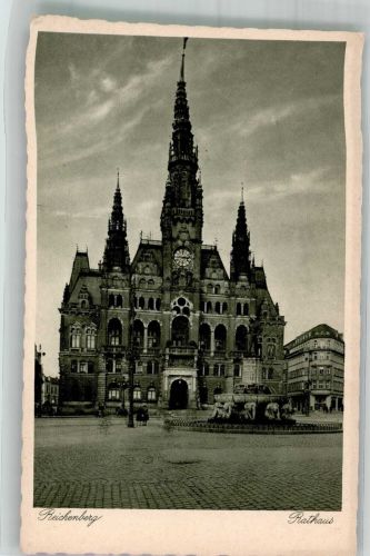 Liberec Reichenberg i. Böhmen Foto AK Rathaus