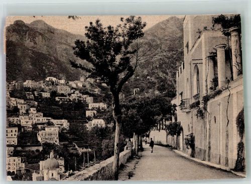84017 Positano 1958 Foto AK Via Cristoforo Colombo
