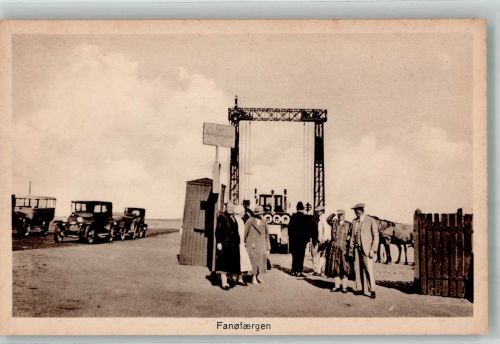 Esberg Esbjerg Foto AK Fähre Fano Auto