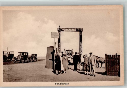 Esberg Esbjerg Foto AK Fähre Fano Auto