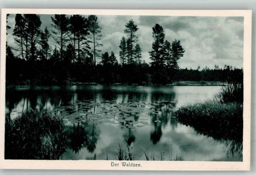 Libau Liepaja Foto AK Waldsee Kurland Ort lt. FotografWK I 1916/17
