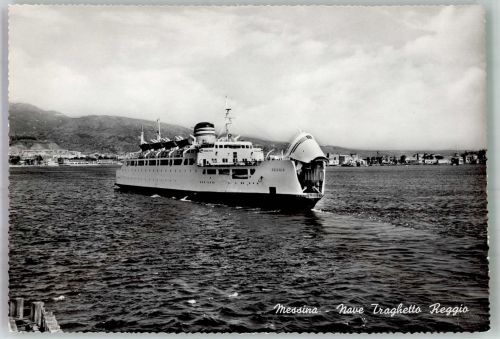 98100 Messina Foto AK Fähre Reggio
