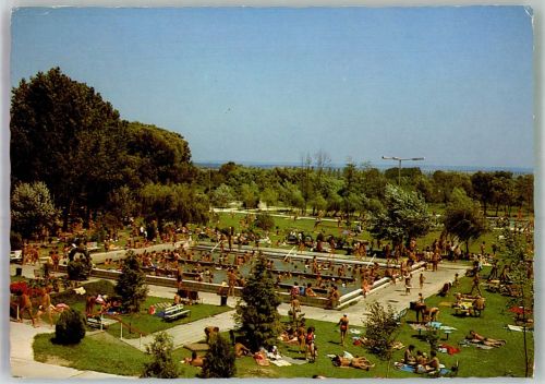 Nagykanizsa 1982 Foto AK Zalakaros Schwimmbad Thermalbad