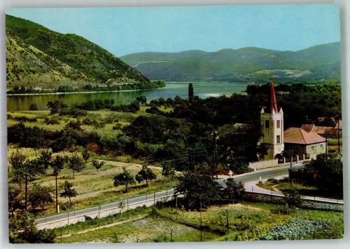 Budapest Donauknie Motiv Ungarn Foto AK