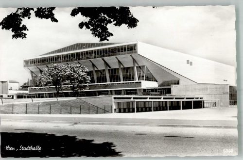 1150 Wien 15. Bezirk, Rudolfsheim-Fünfhaus 1965 Foto AK Stadthalle