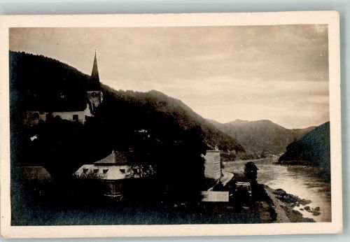 4381 Struden 1925 Foto AK Strudengau St. Nikola an der donau