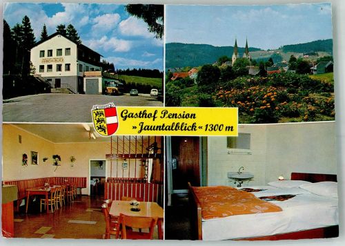 9103 Diex 1971 Foto AK Omnibus Auto Gasthaus Pension Jauntalblick