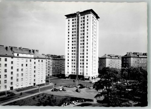 1050 Wien 5. Bezirk, Margareten Foto AK Auto Hochhaus Südturm Matzleinsdorferplatz