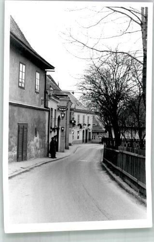 1170 Wien 17. Bezirk, Hernals Foto AK Gasthaus Straße Gasse Ort handschriftlich