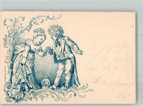 Rokoko Vorläufer Tanz Lithographie