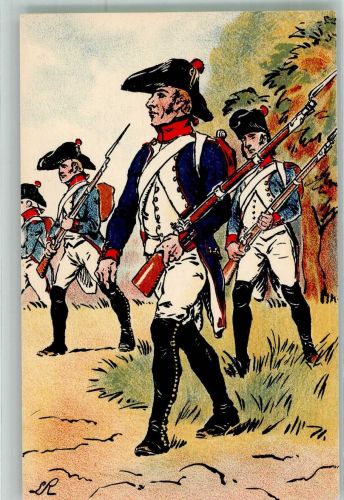 O6900 Jena Linieninfanterie Tirailleus 1806 Befreiungskrieg 1789-1815 Künstlerkarte