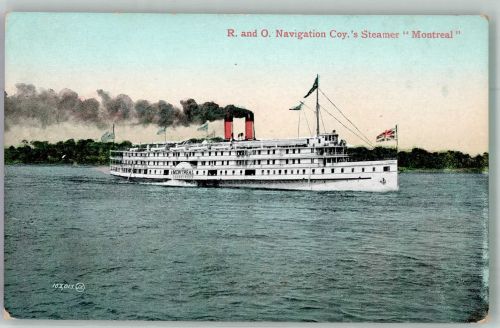 Montreal E. u. O. Navigation Coy.`s Streamer Raddampfer