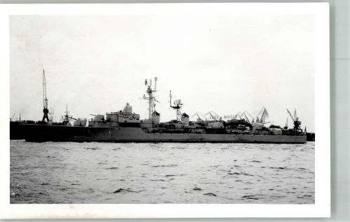 W2000 Hamburg Französischer Zerstörer im Hafen v. Blohm u. Voss Marine