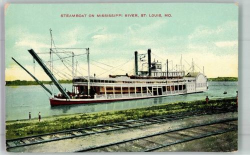 St. Louis Streamboat on Missisippi River Raddampfer