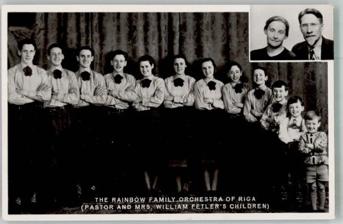 Riga Rainbow Familie Orchester Kinder v. Pastor u. Frau William Fetler Orchester